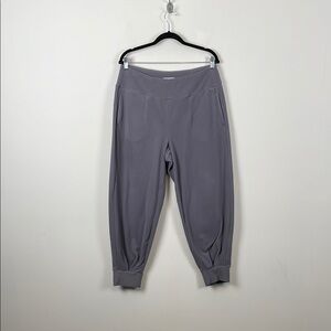FLX Fleece Women's XL Barrel Leg 2 Pocket Soft Purple Sweatpants Jogger Pants
